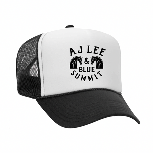 Horse Trucker Hat - BLACK