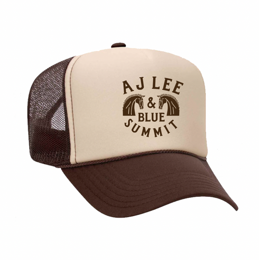 Horse Trucker Hat - BROWN
