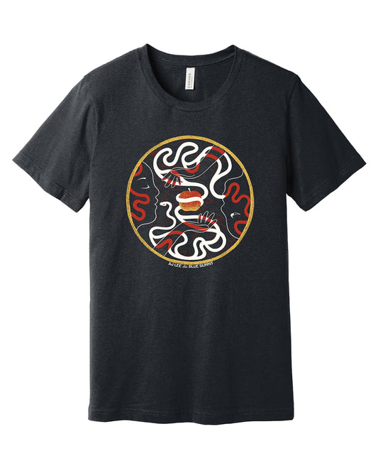 Snakes and Apple T-shirt (Dark Grey)