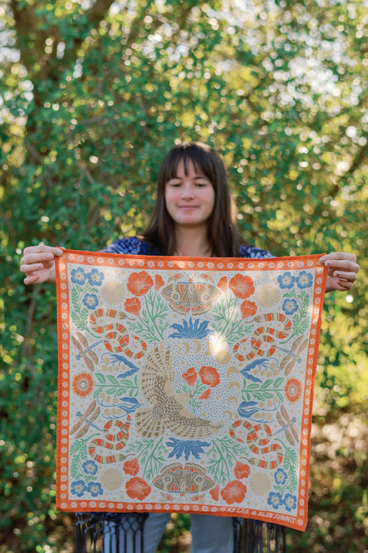 NEW! AJ Lee & Blue Summit BANDANA - Lili Arnold Design - Just Restocked!